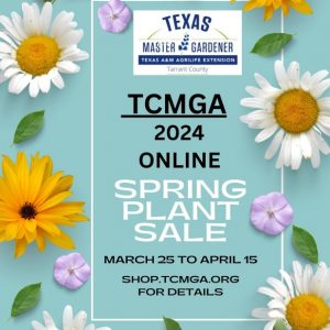 TCMGA SPRING 2024 ONLINE PLANT SALE